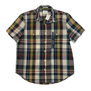 Lucky Brand Shirt Men XL Extra Large Vivid Seersucker Classic Fit Thin Plaid New